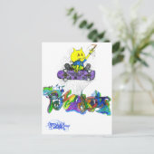 Percentum Ollie Postkarte (Stehend Vorderseite)