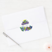 Percentum Ollie Runder Aufkleber (Umschlag)