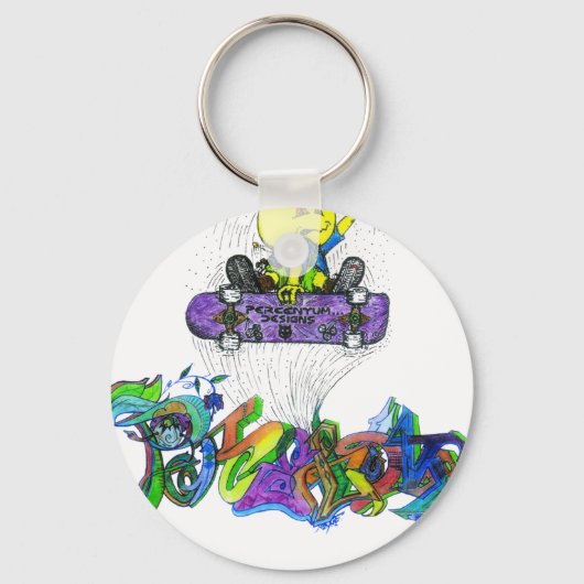 Percentum Ollie Schlüsselanhänger (Vorderseite)