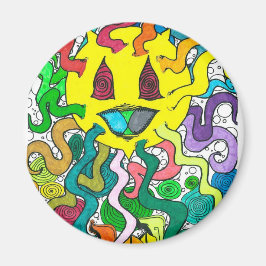 Percentum Sun - Percentum Designs Magnet