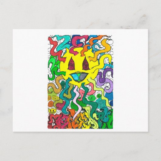 Percentum Sun - Percentum Designs Postkarte (Vorderseite)