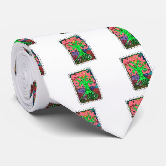 Percentum Tree Krawatte (Gerollt)