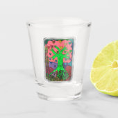 Percentum Tree Shot Glass Schnapsglas (Vorderseite)