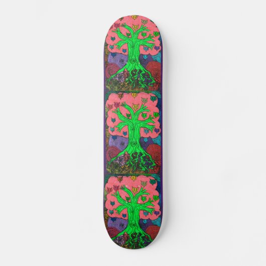 Percentum Tree Skateboard (Vorderseite)