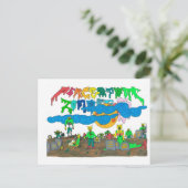 Percentum_Zombies Postkarte (Stehend Vorderseite)