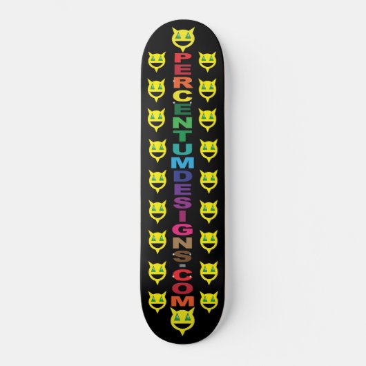 PERCENTUMDESIGNS.COM 2 Skateboard (Vorderseite)