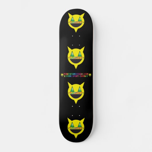 PERCENTUMDESIGNS.COM 3 Skateboard (Vorderseite)