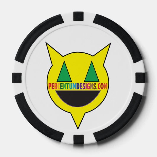 PERCENTUMDESIGNS.COM Klassische Spielkarten Pokerchips (Vorderseite)