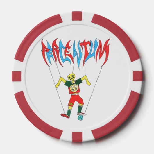 PERCENTUMDESIGNS.COM Poker Chip (Vorderseite)