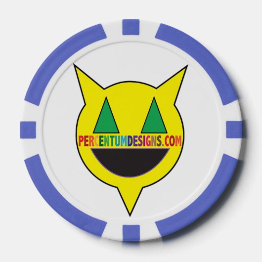 PERCENTUMDESIGNS.COM Poker Chip (Vorderseite)
