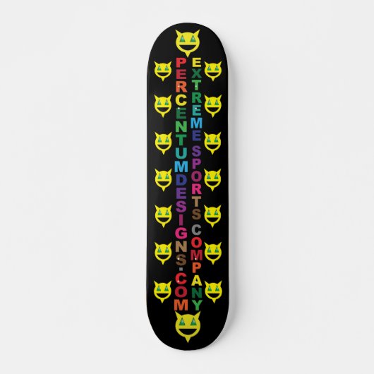 PERCENTUMDESIGNS.COM Skateboard (Vorne)