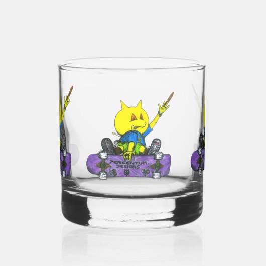 PERCENTUMDESIGNS.COM Trinkbehälter Set Whiskyglas (Links)