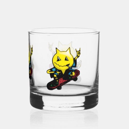 PERCENTUMDESIGNS.COM Trinkbehälter Set Whiskyglas (Rückseite)
