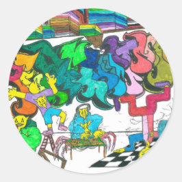 PercentumHipHop Runder Aufkleber