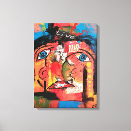 Perception Collage Stretched Canvas Print Leinwanddruck