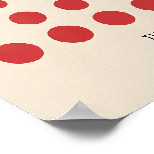 Perception Typography Poster Conceptual Art Print (Ecke)