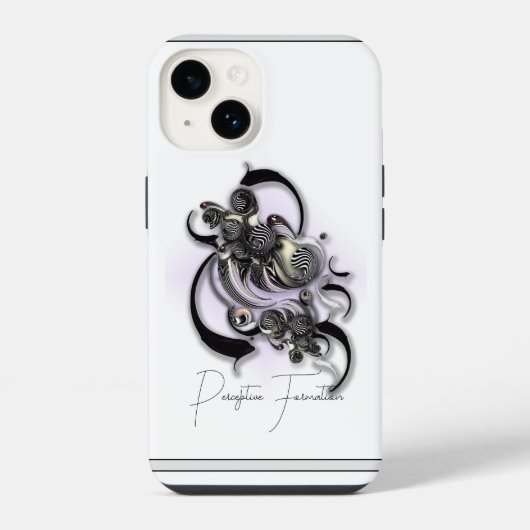 "Perceptive Formation", Apple iPhone 14 Fall Hülle (Rückseite)