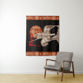 PERCEVAL LEGEND/QUEST DER HOLY GRAIL Fantasy Wandteppich (Beispiel)