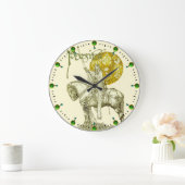 PERCEVAL LEGEND / QUEST HOLY GRAIL Green Fantasy Große Wanduhr (Zuhause)