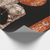 PERCEVAL LEGEND / QUEST OF THE HOLY GRAIL Black Geschenkpapier (Ecke)