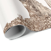 PERCEVAL LEGEND / QUEST OF THE HOLY GRAIL Red Whit Geschenkpapier (Rolleneckpunkt)