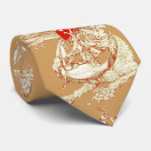 PERCEVAL UND DRAGON,QUEST HOLY GRAIL Fantasy Brown Krawatte (Gerollt)