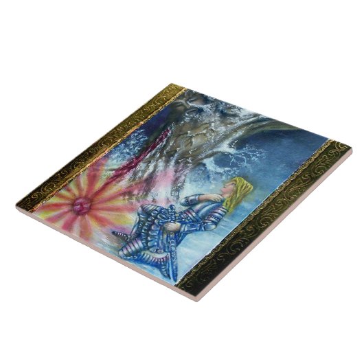 PERCEVAL UND VISION DES HEILIGEN GREIFENS FLIESE (Seite)