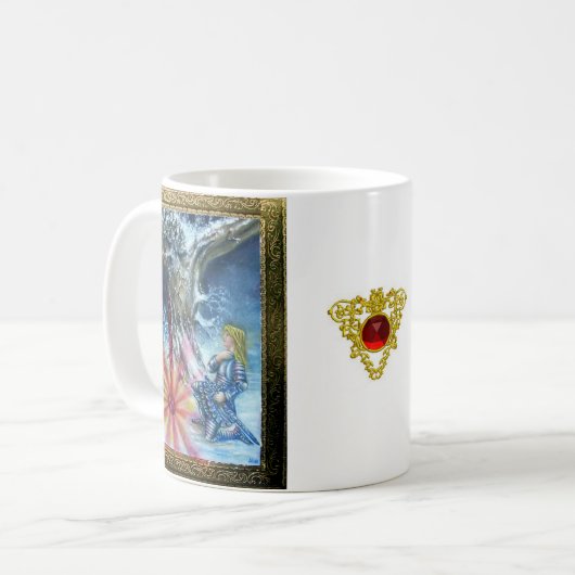 PERCEVAL UND VISION DES HEILIGEN GREIFENS KAFFEETASSE (Vorderseite Links)