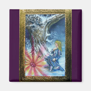 PERCEVAL UND VISION DES HEILIGEN GREIFENS MAGNET