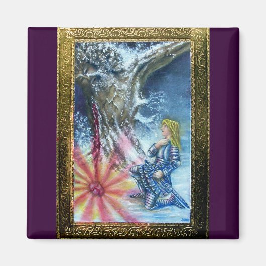 PERCEVAL UND VISION DES HEILIGEN GREIFENS MAGNET (Vorne)