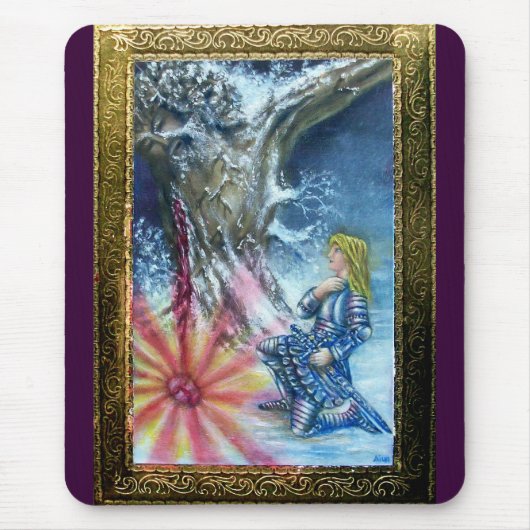 PERCEVAL UND VISION DES HEILIGEN GREIFENS MOUSEPAD (Vorne)