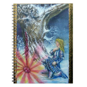 PERCEVAL UND VISION DES HEILIGEN GREIFENS NOTIZBLOCK