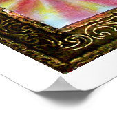 PERCEVAL UND VISION DES HEILIGEN GREIFENS POSTER (Ecke)