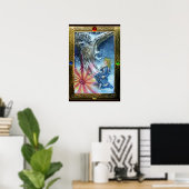 PERCEVAL UND VISION DES HEILIGEN GREIFENS POSTER (Heimbüro)
