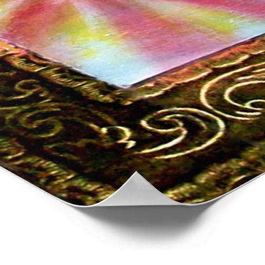 PERCEVAL UND VISION DES HEILIGEN GREIFENS POSTER (Ecke)