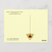 PERCEVAL UND VISION DES HEILIGEN GREIFENS POSTKARTE (Rückseite)