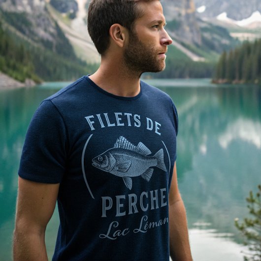 Perch Fillets Filets de Perch Lake Geneva T-Shirt