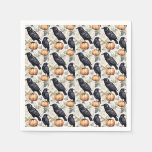 Perch & Pumpkin Serviette