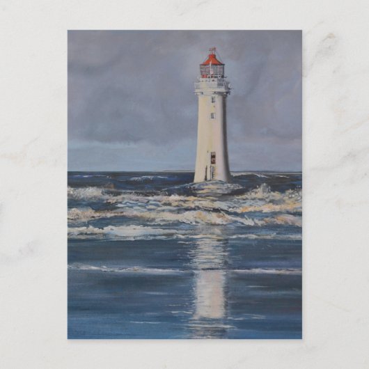 Perch Rock Lighthouse Postkarte (Vorderseite)