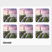 Perch Rock Lighthouse Quadratischer Aufkleber (Blatt)