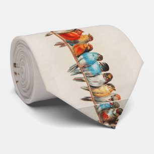 Perch von Birds Neck Tie Krawatte