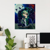 Perched and Sat and Nothing More ART PRINT Fee Poster (Heimbüro)