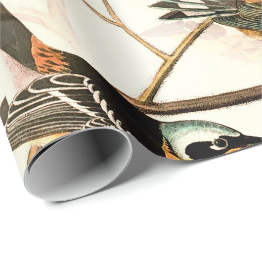 Perched Birds Geschenkpapier (Rolleneckpunkt)