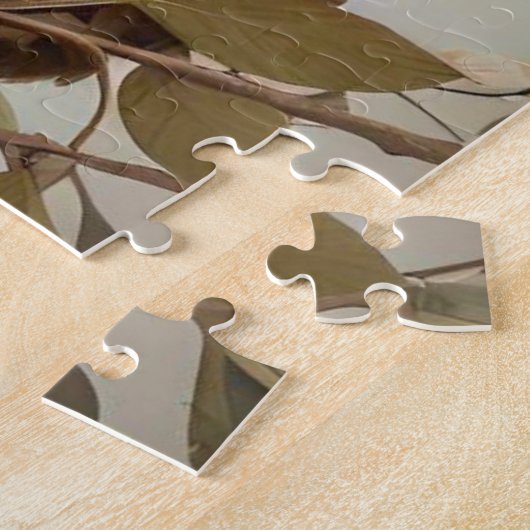 Perched Botanical Horned Owl Puzzle (Seite)