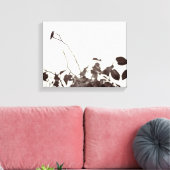 Perched Hummingbird 14x11 Wrapped Canvas Leinwanddruck (Insitu (Wohnzimmer))