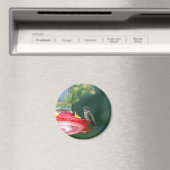 Perched Hummingbird Magnet (In Situ (Geschirrspüler))