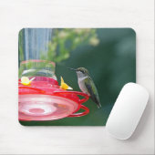 Perched Hummingbird Mousepad (Mit Mouse)