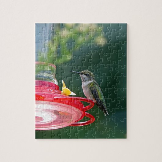 Perched Hummingbird Puzzle (Vertikal)