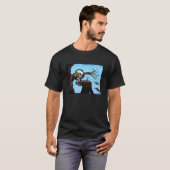 Perched - the original Skullbird painting T-Shirt (Vorne ganz)