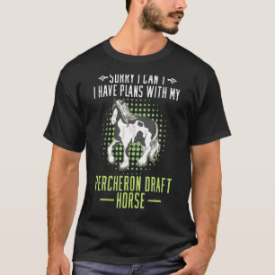 Percheron-Draft-Horse-Reitsattel 1 T-Shirt